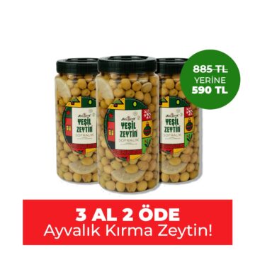 Ayvalık Kırma Zeytin - 3 Al 2 Öde
